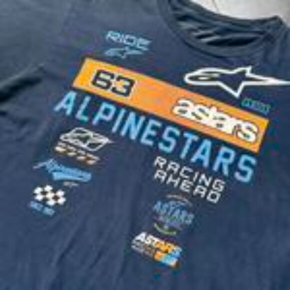 AlpineStars Dark Blue Y2K Tee Size M - Picture 3 of 6